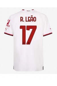 AC Milan Rafael Leao #17 Fotballdrakt Borte Klær 2022-23 Korte ermer